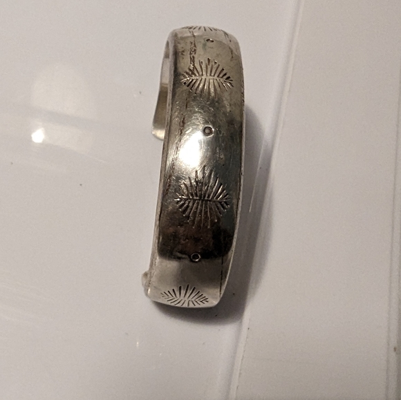 Vintage Sterling silver custom bangle - Picture 4 of 5